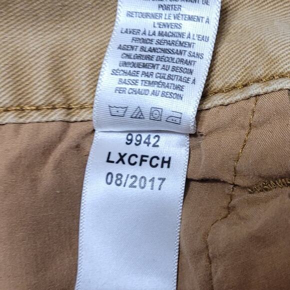 American Eagle Mens Khaki Pants 29x32 Original Straight Fit 100% Cotton Tan - Picture 7 of 7